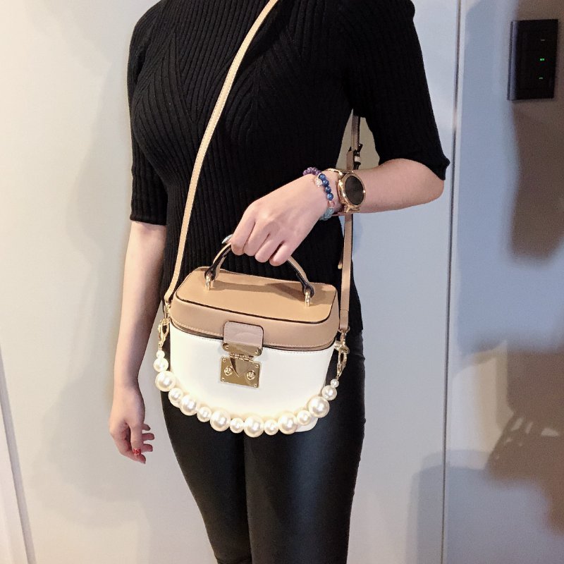 奶茶色珍珠箱包-1