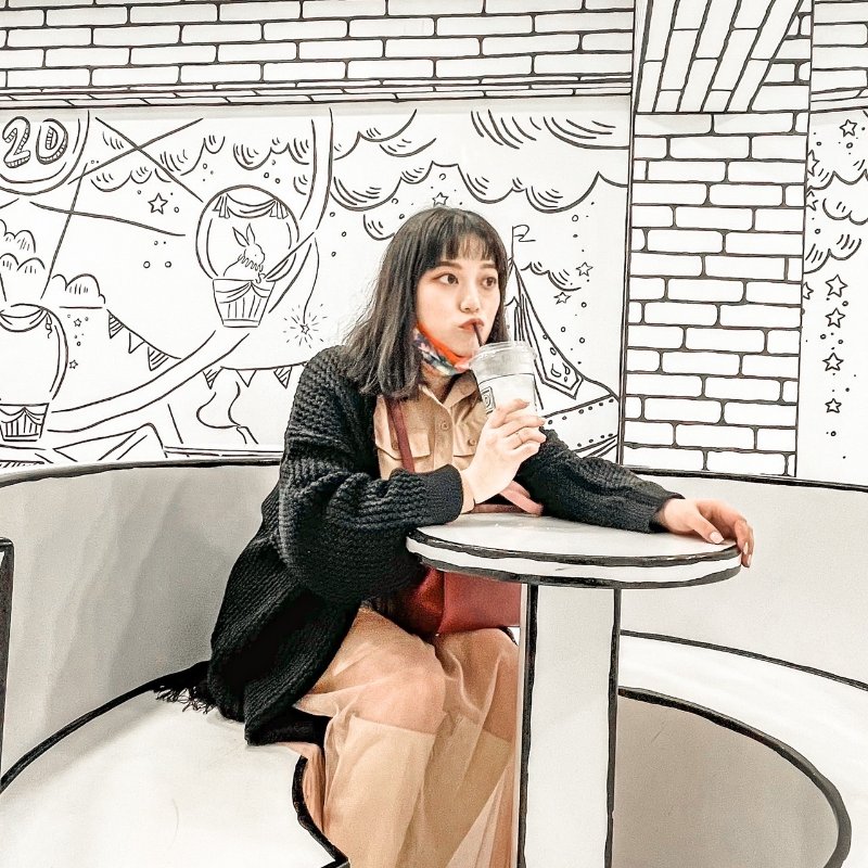 厚磅黑色粗針織流蘇外套 (質感極佳！)-2