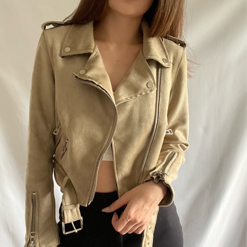 麂皮騎士外套-1