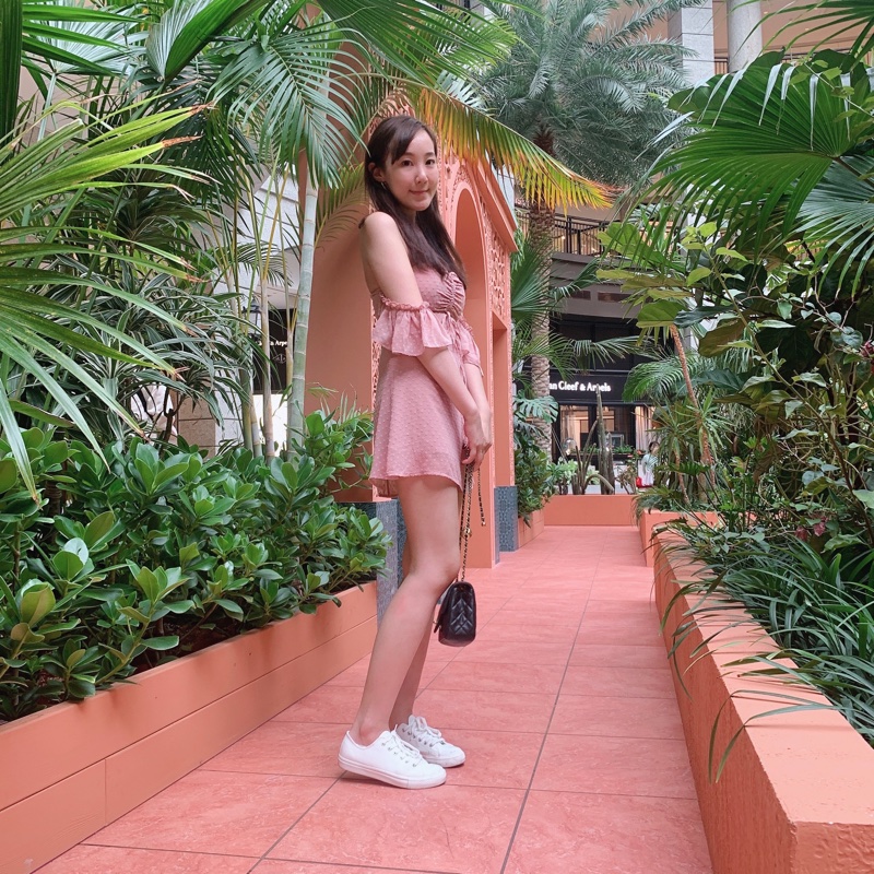 scrappykoko 粉色天使雪紡洋裝-3