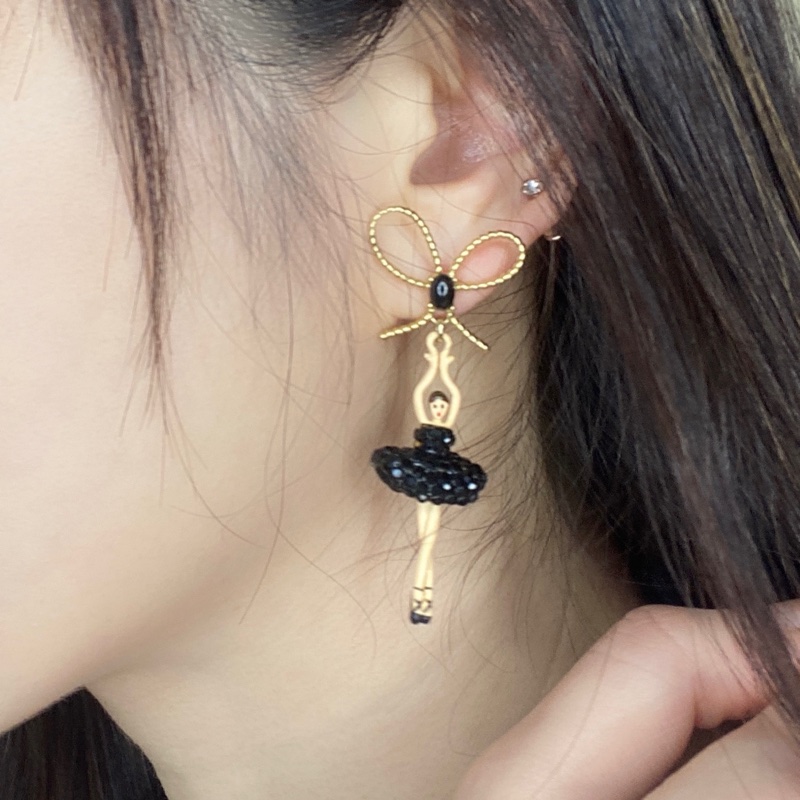 Les Nereides芭蕾舞伶耳環-0