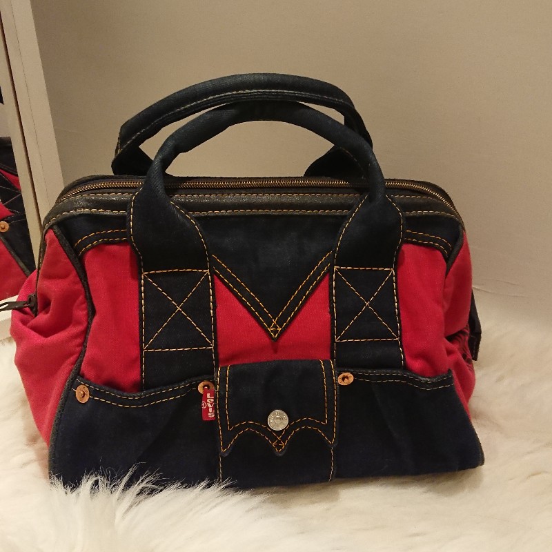 ⓋⒾⓃⓉⒶⒼⒺ Levi's 復古牛仔拼接醫生包-1