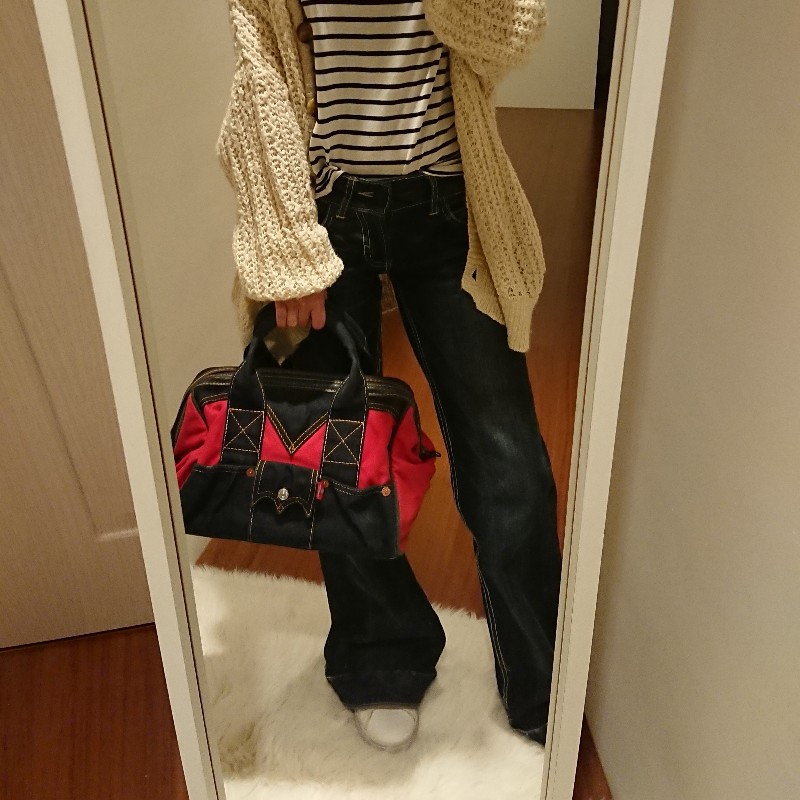 ⓋⒾⓃⓉⒶⒼⒺ Levi's 復古牛仔拼接醫生包-3