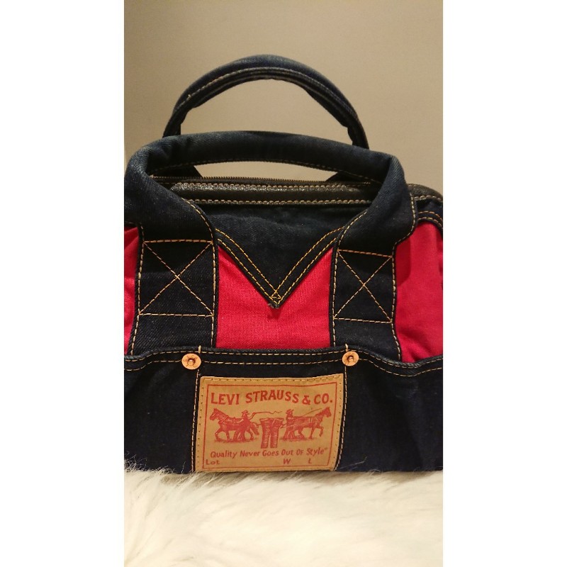 ⓋⒾⓃⓉⒶⒼⒺ Levi's 復古牛仔拼接醫生包-4