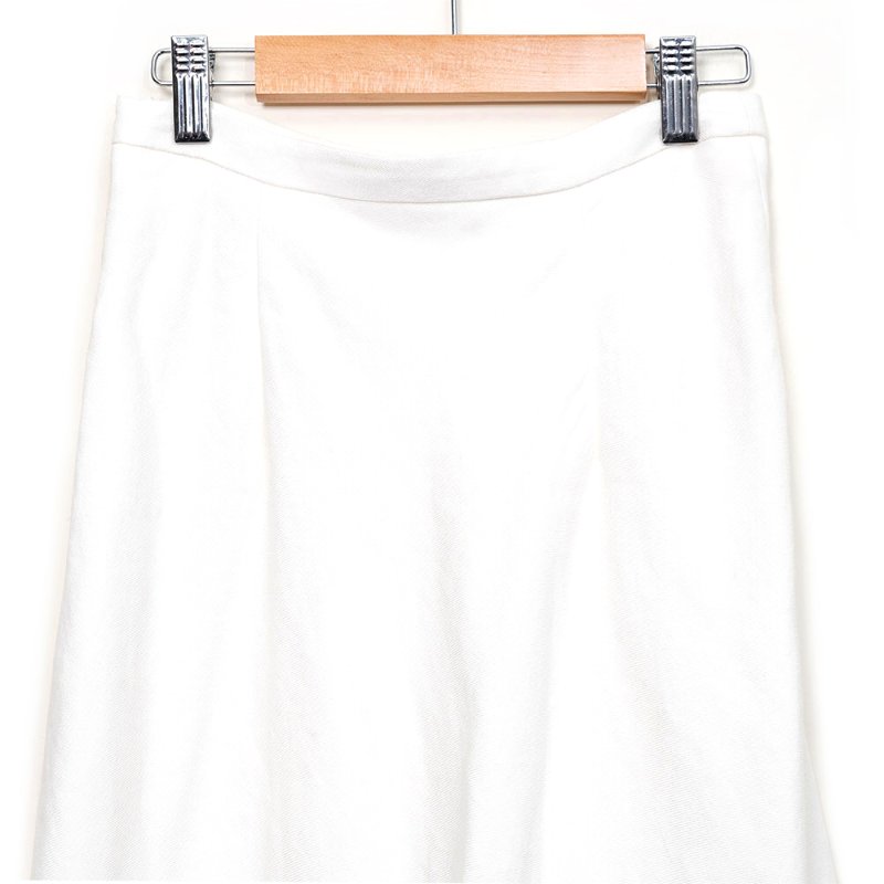 【房業涵私服】Massimo Dutti 白色不規則設計長裙-1