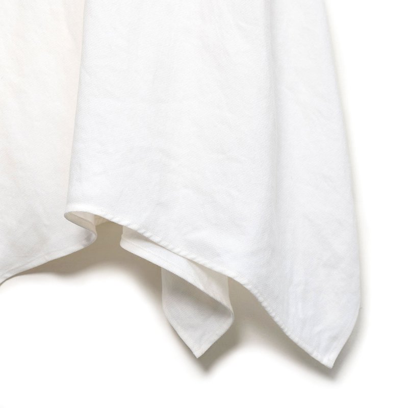 【房業涵私服】Massimo Dutti 白色不規則設計長裙-3