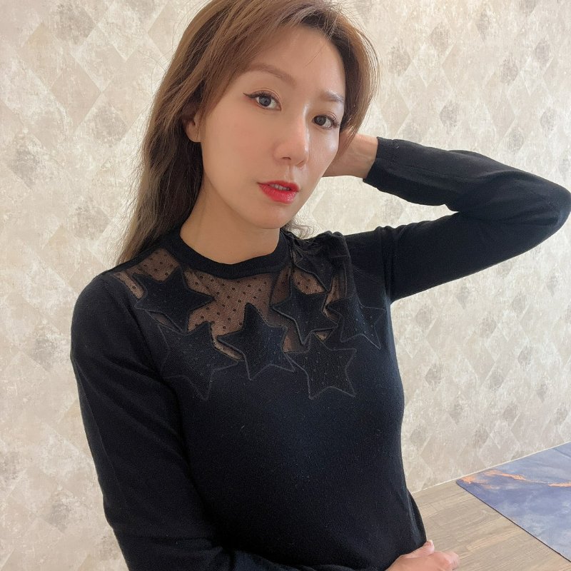 【台灣好媳婦李佩甄】 Red Valentino 蕾絲縷空星星上衣(很新)-1