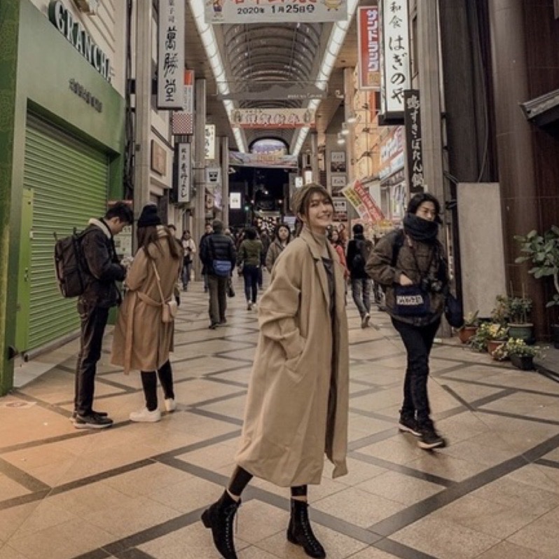 冬季戀歌長版大衣-0