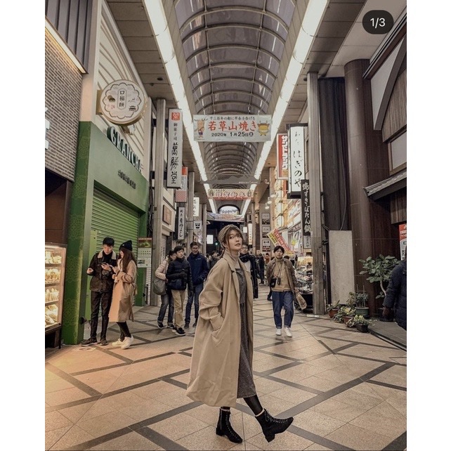 冬季戀歌長版大衣-1