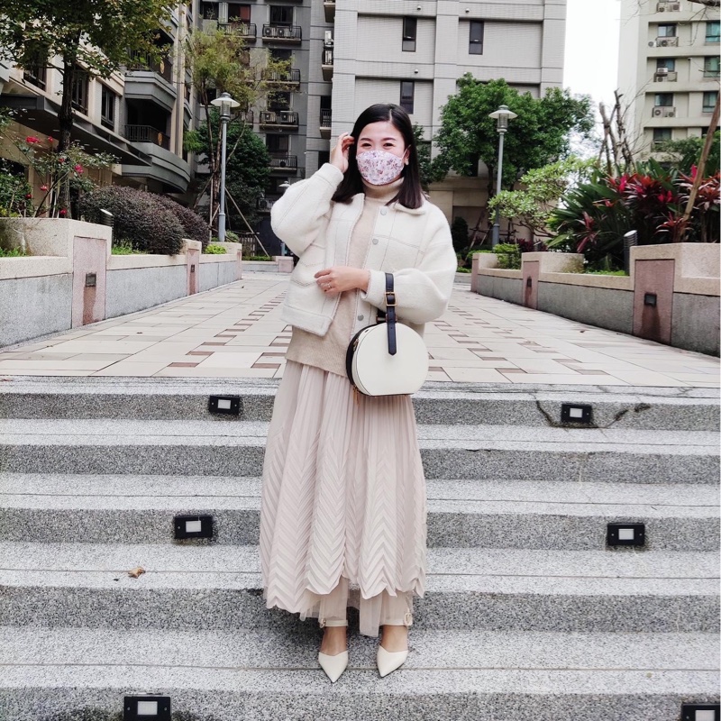 La belle etude 米杏色紗裙 F-1