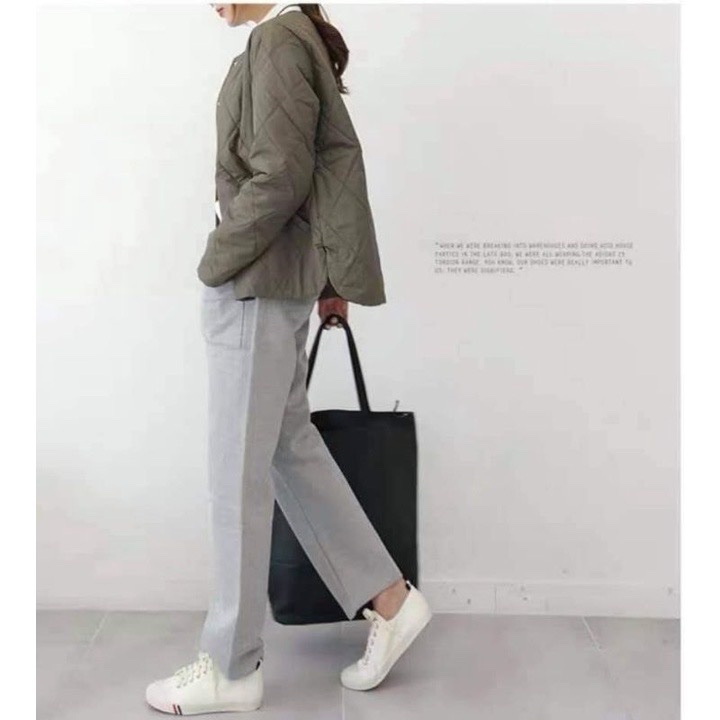 韓國 立體壓紋菱格衍縫外套 菱格壓紋鋪棉外套 防潑水衍縫菱格口袋外套 波浪紋 鋪棉外套夾克 保暖防風外套-1