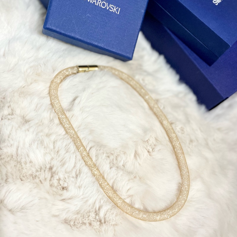 SWAROVSKI 施華洛世奇磁扣式 雙環水晶手環/項鍊（正品）-2