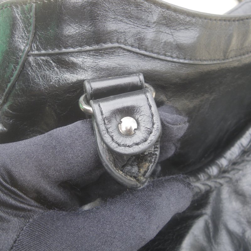 【老時光 OLD-TIME】早期二手老包義大利製BALENCIAGA機車包-2