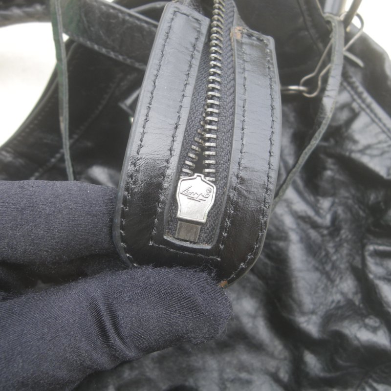 【老時光 OLD-TIME】早期二手老包義大利製BALENCIAGA機車包-3