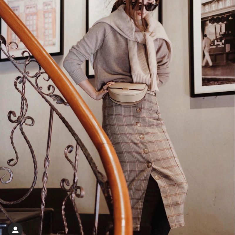 時尚品牌JNFR-知名網紅設計師品牌-毛呢裙裝-1