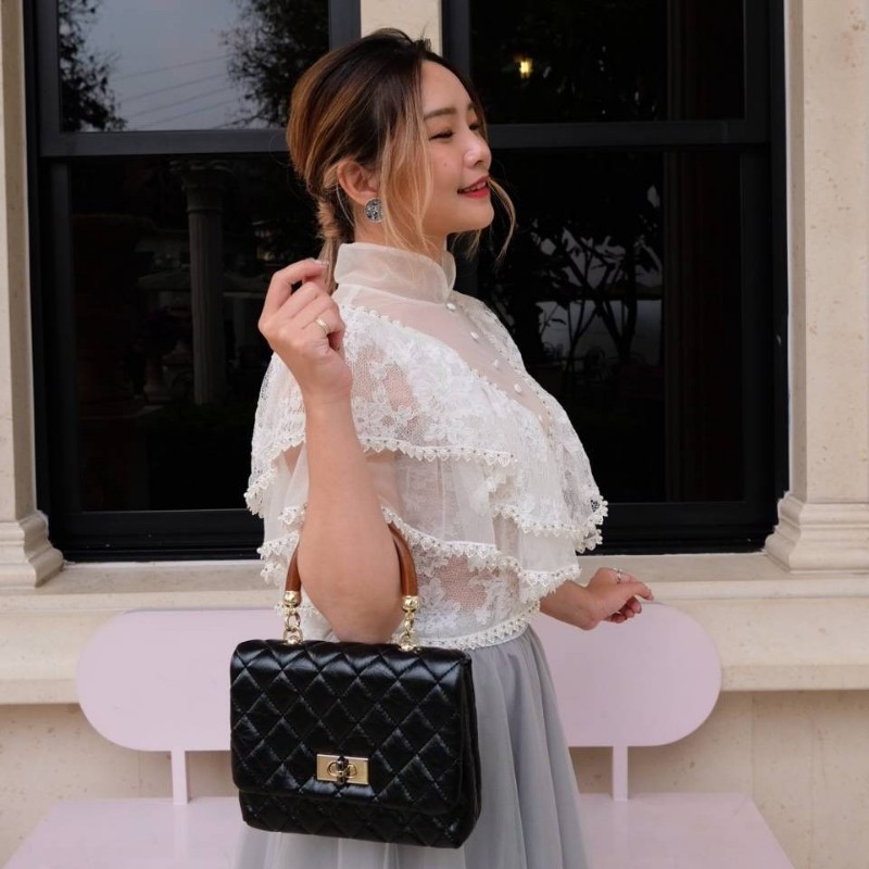 復古木柄摔紋牛皮格陵包 （可拆式木炳＆揹帶）-3