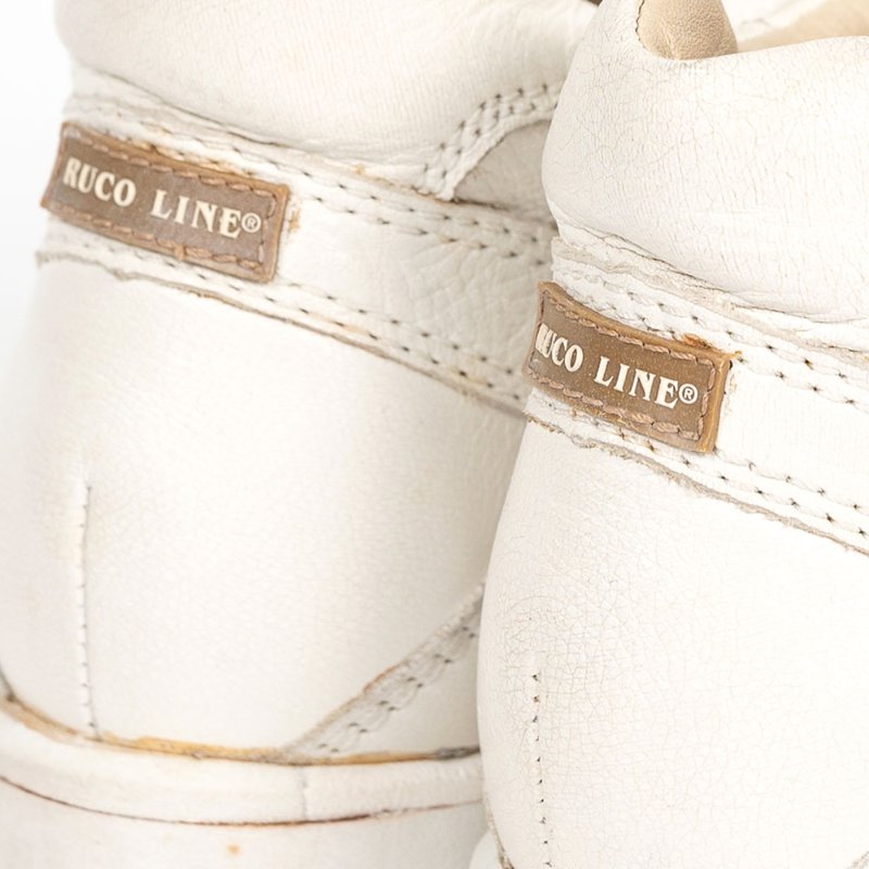 【林莉老師私服】Ruco Line 白色皮革內增高球鞋-2