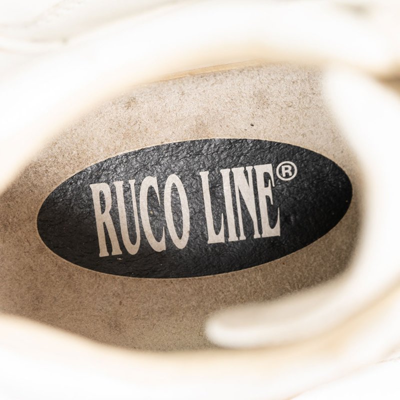 【林莉老師私服】Ruco Line 白色皮革內增高球鞋-3
