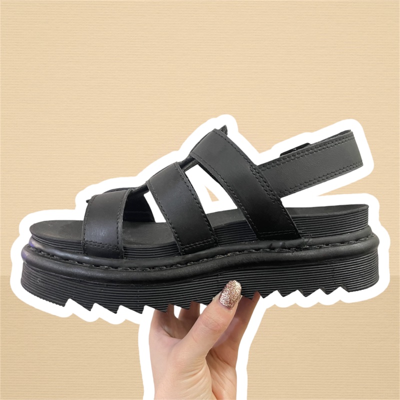 Dr.Martens YELENA BLACK 涼鞋UK4 二手 9成新 沒出門過 馬丁門市購入-4