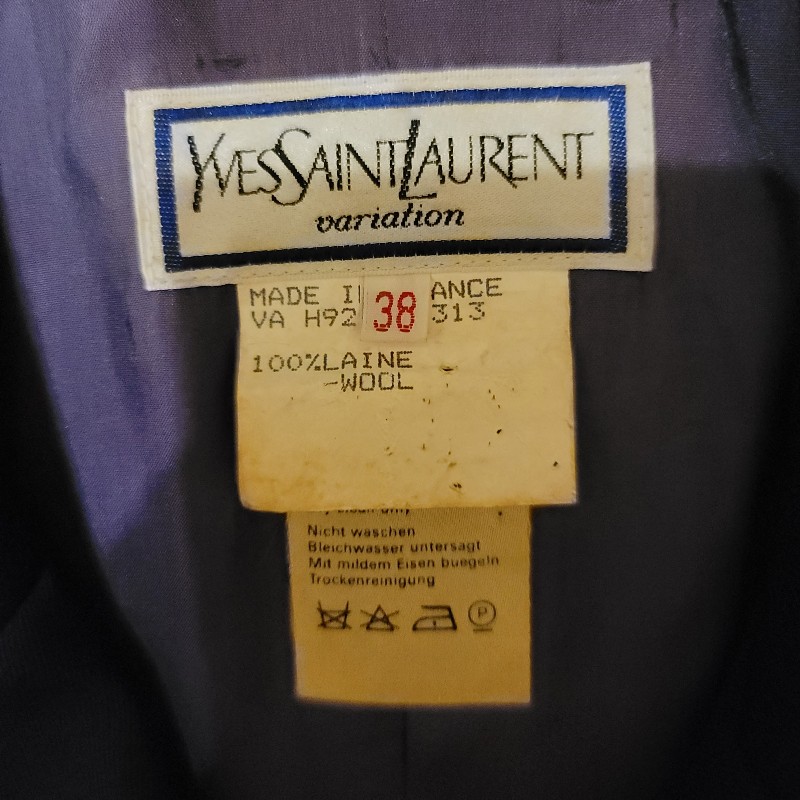 【Y.S.L】高級感紫色雙排扣時尚氣質西裝褲裝套裝-7