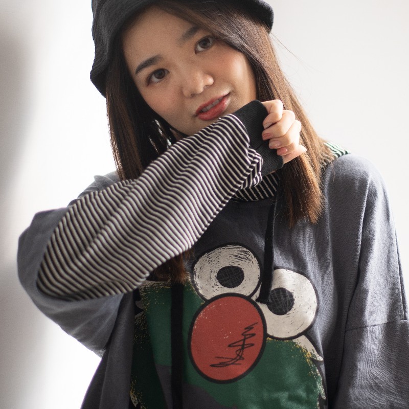 美式古著Emlo帽T-4