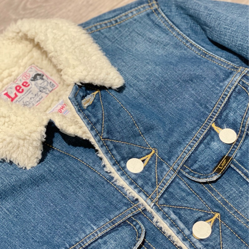 日本限定 Lee x Rodeo crowns 羔羊毛牛仔外套-3
