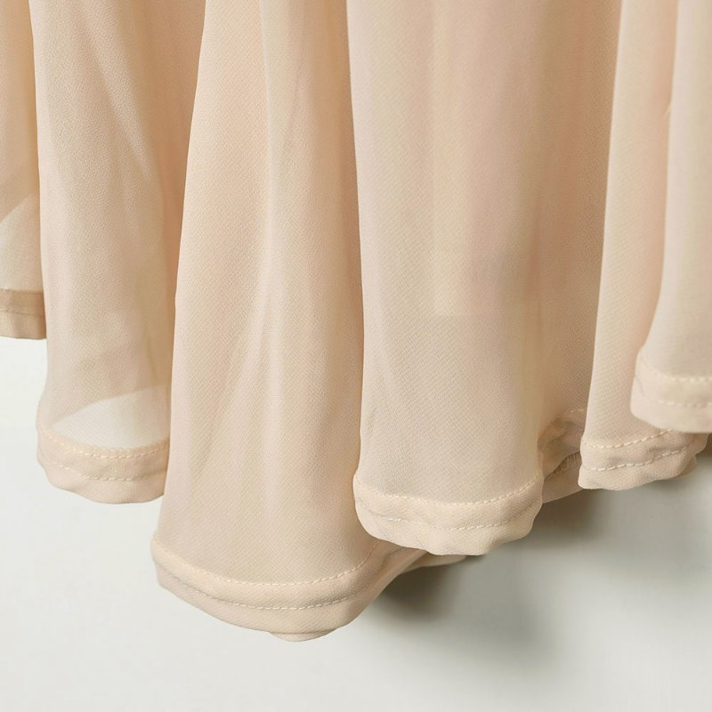 【朱俐靜私服】One Way 雪紡透膚蕾絲雕花罩衫-3