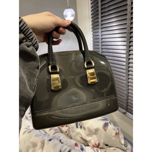 太想清衣櫃不留價 Furla candy 果凍包 深灰色-0