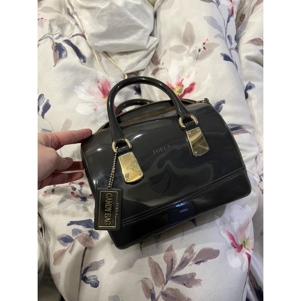 太想清衣櫃不留價 Furla candy 果凍包 深灰色-5