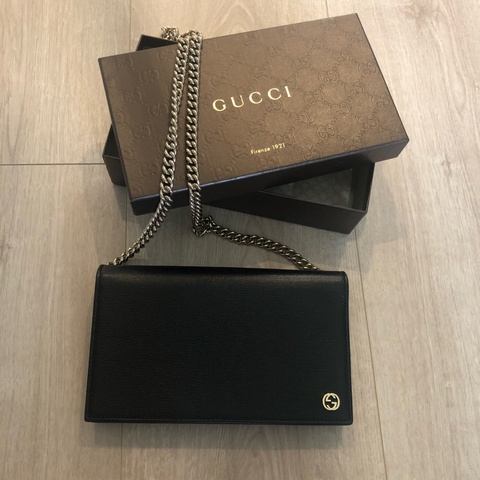 Gucci WOC 黑 （二手斷捨離低價出售）_售出