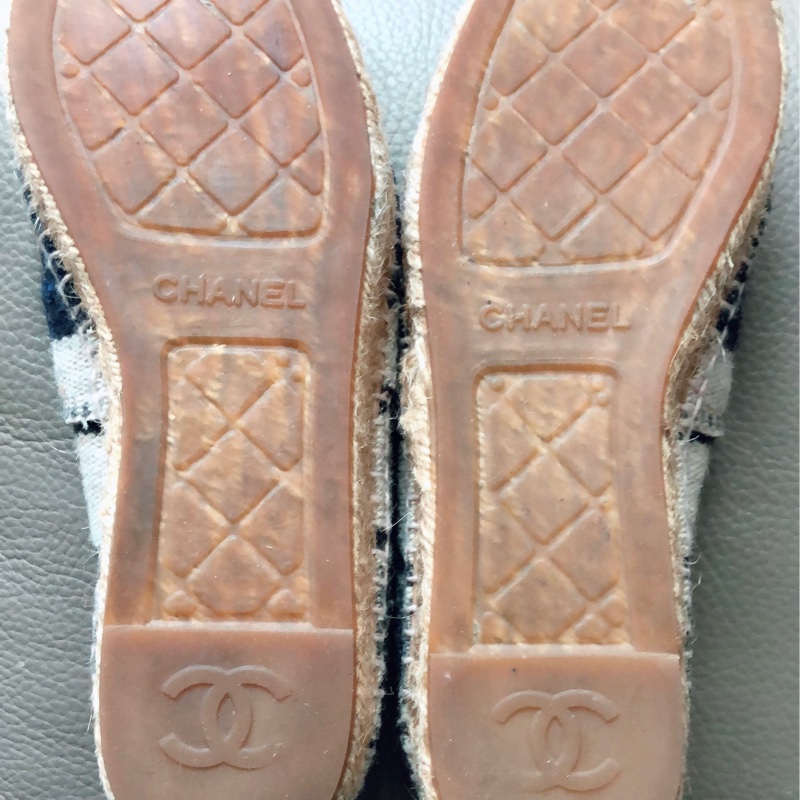 CHANEL香奈兒草編鉛筆鞋-2