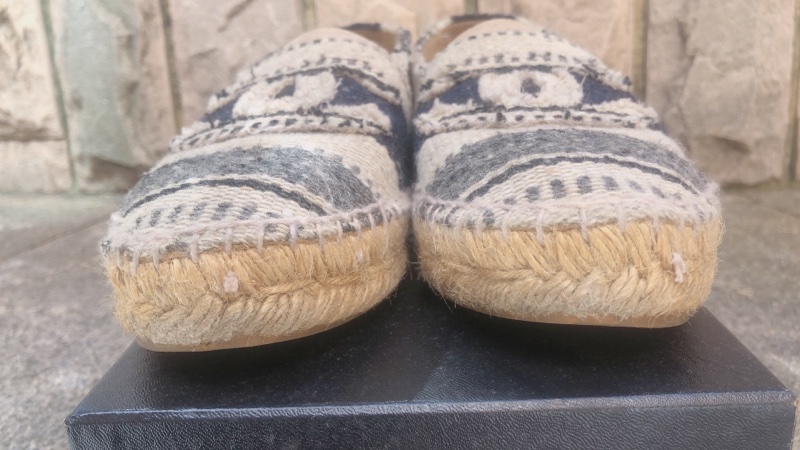 CHANEL香奈兒草編鉛筆鞋-6