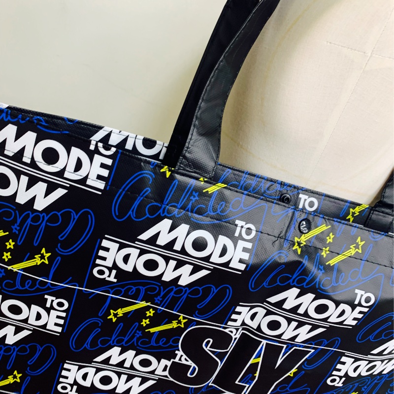 全新SLY日本品牌 購物袋 尼龍托特袋 環保袋-6