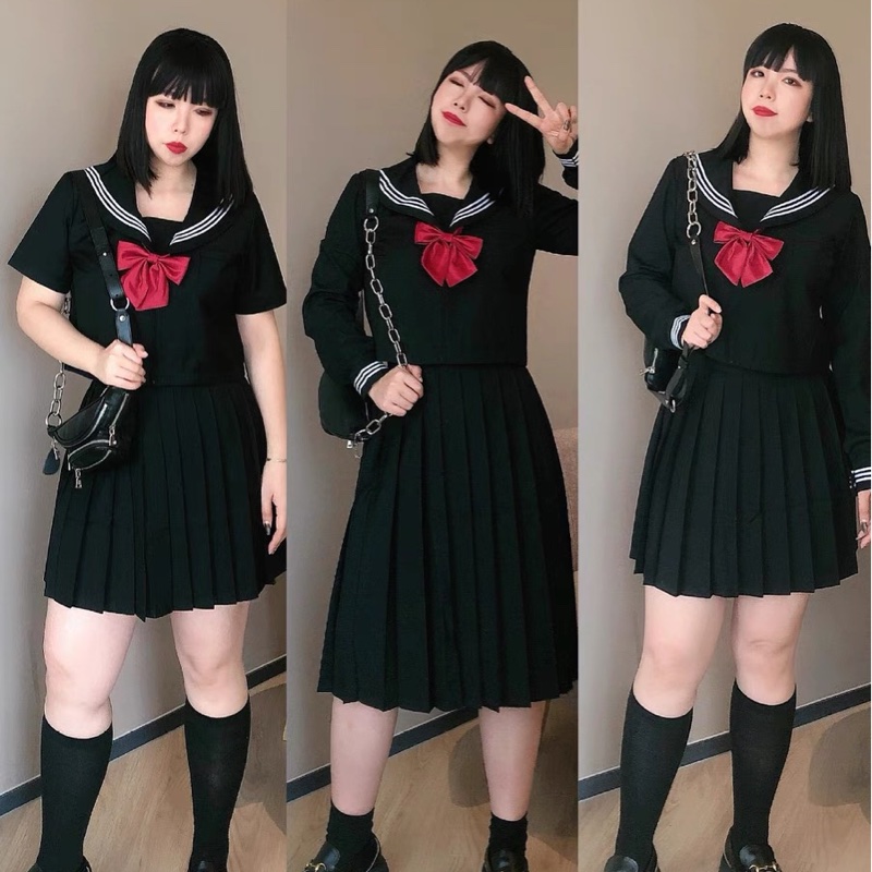 中大尺碼水手服（整套）-0