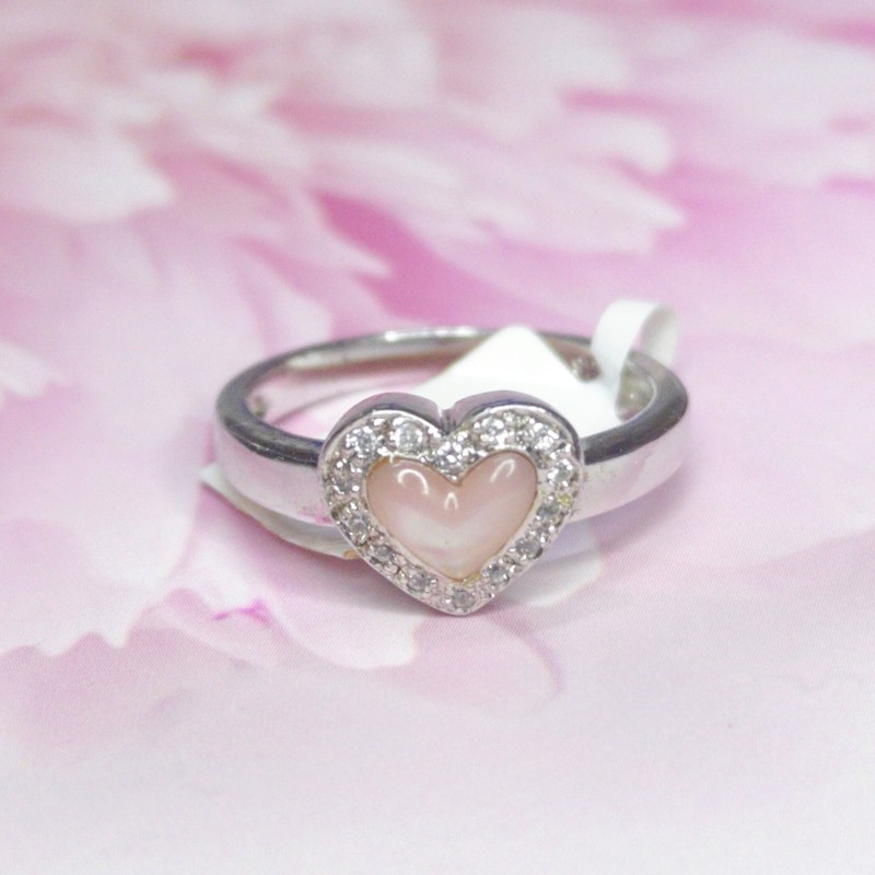 925愛心銀戒-0