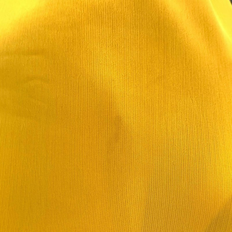 【唐明翎私服】黃色 V 領露背開衩長洋裝-5