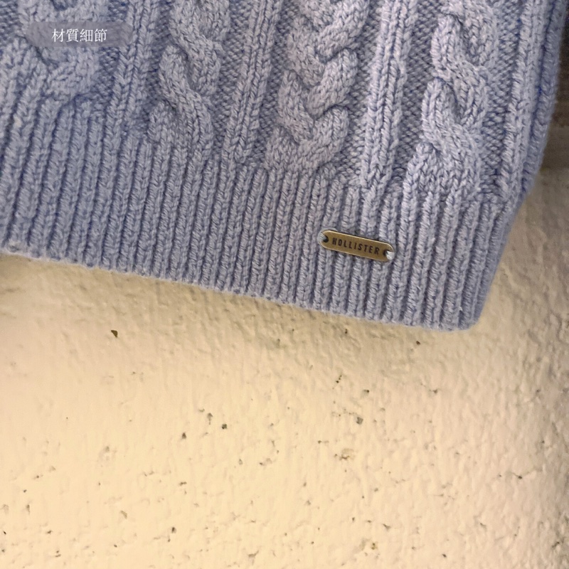 ［ 全新 ］Hollister 修身麻花針織開衫-6
