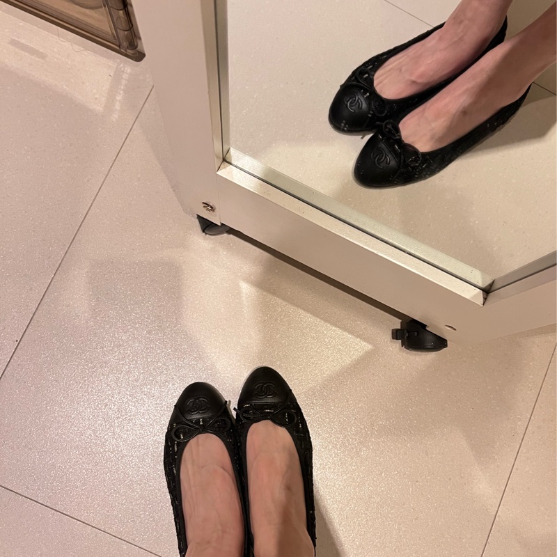 chanel平底娃娃鞋 經典毛呢-0