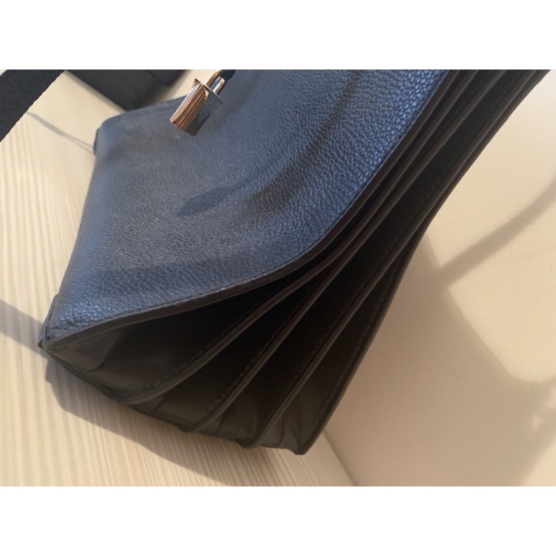 名牌包MK托特包 95成新 michael kors美國正品 絕對保證 黑色可側背手提包-5