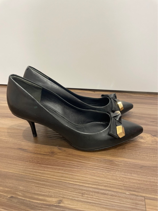 STELLA LUNA 高跟鞋 36.5 低跟 黑色高跟鞋 婚鞋 面試鞋-0