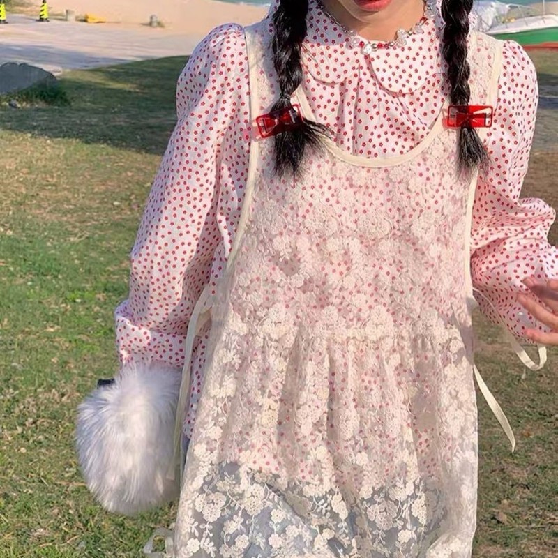 蕾絲透視💟純欲風💟背心裙-0