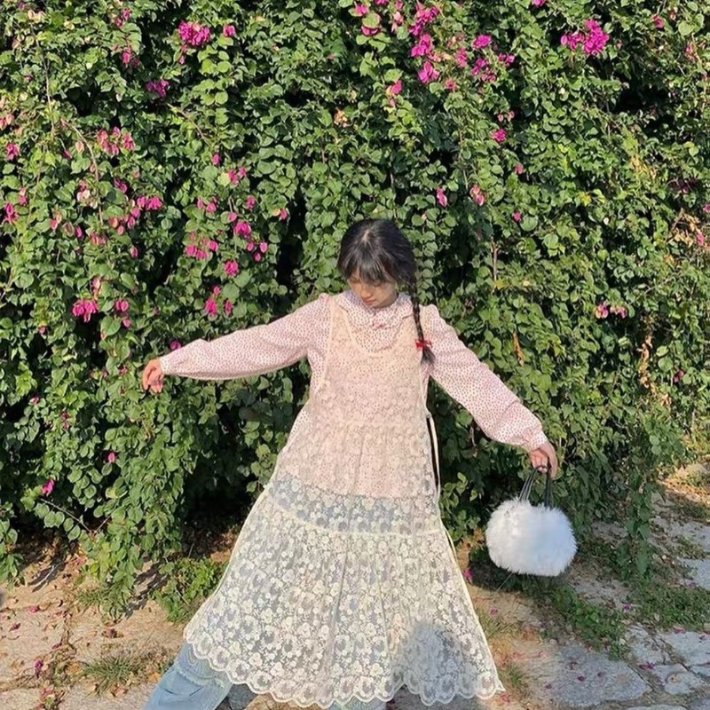 蕾絲透視💟純欲風💟背心裙-1