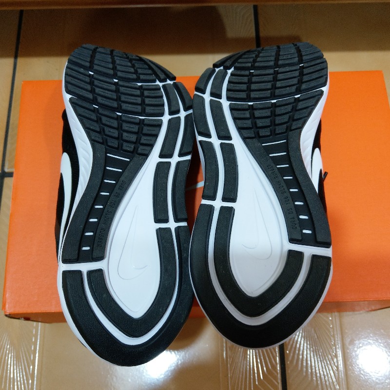 NIKE W AIR ZOOM STRUCTURE 24 慢跑鞋 黑白 女鞋 附鞋盒-3