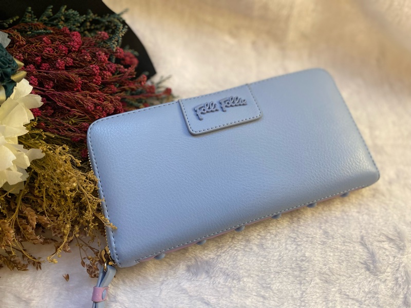 folli follie 粉嫩皮夾-0