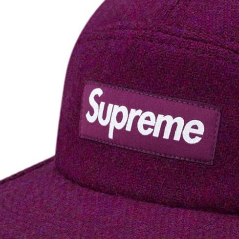 全新正版Supreme羊毛紫紅五片帽 (美國帶回)-0