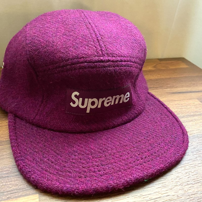 全新正版Supreme羊毛紫紅五片帽 (美國帶回)-1