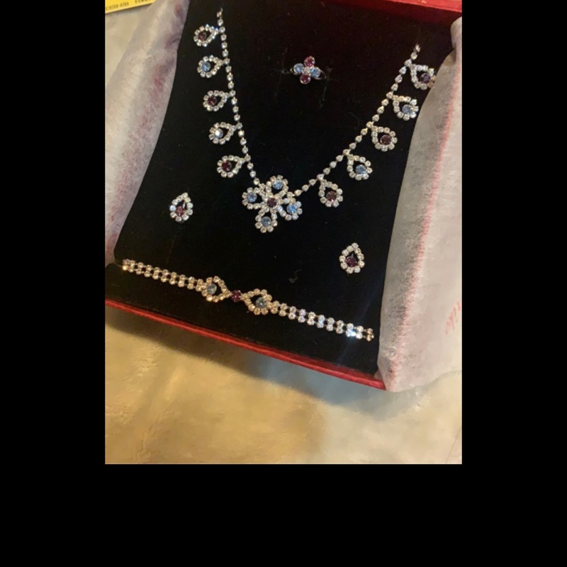 優雅風采晶鑽套組 全新 東森購物 結婚首飾-1