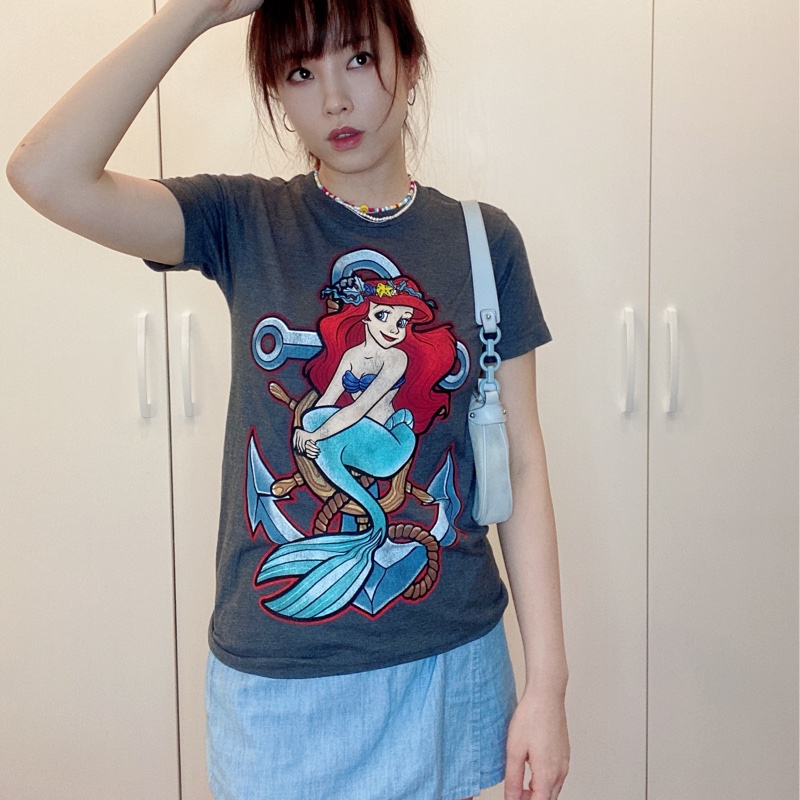 Disney迪士尼正版小美人魚短袖T恤（全新）-1