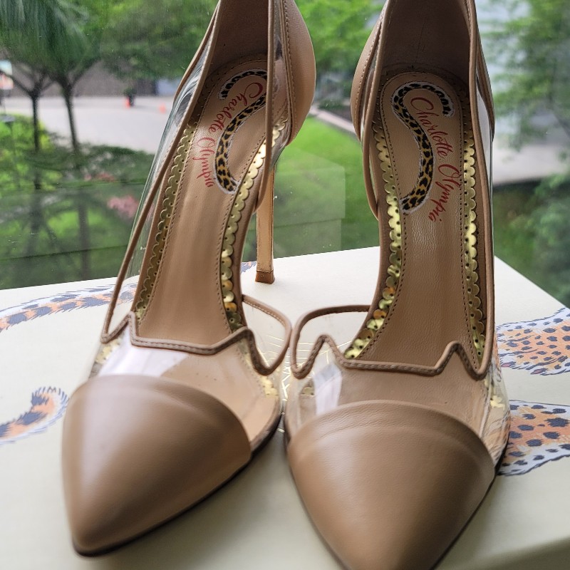 義大利製 英國名牌高跟鞋 CHARLOTTE OLYMPIA （正品）-1