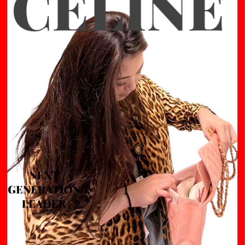 🍒CELINE 豹紋8分袖外套（薄款、冷氣房穿）size:42 / 2F220507-2-6